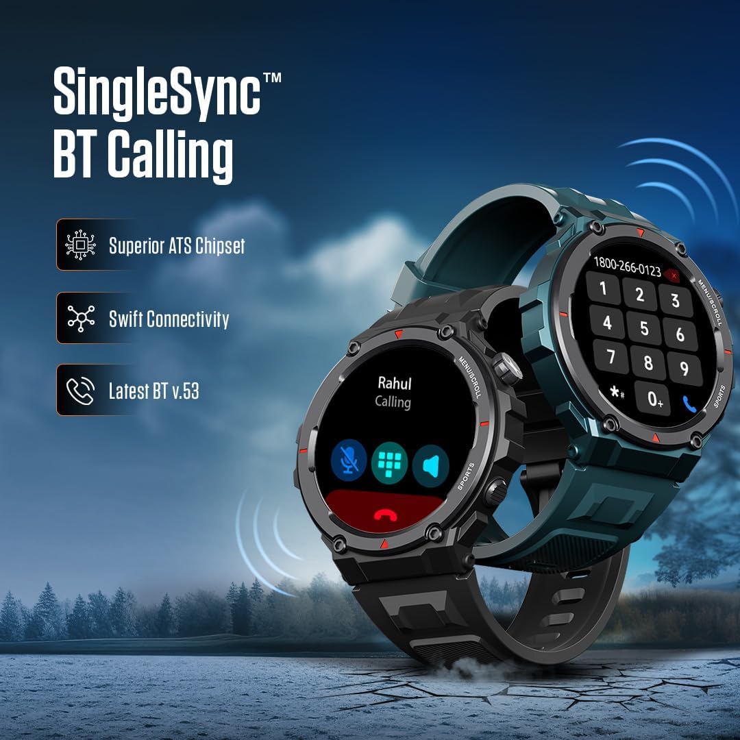 Fastrack Xtreme PRO Smartwatch – 1.43" AMOLED Display, Bluetooth Calling, AI Voice Assistant, 100+ Sports Modes, 5-Day Battery, IP68 UAE