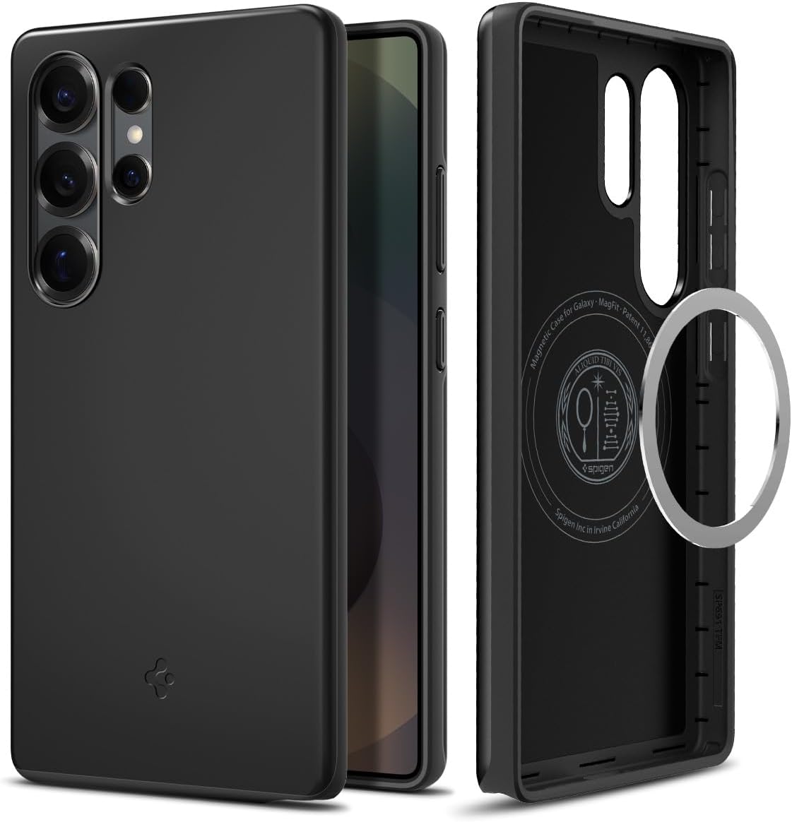 Spigen Thin Fit MagFit for Samsung Galaxy S25 ULTRA case cover [MagSafe compatible] BlackA Classic Reinvented for better grip, all-round protection and seamless MagSafe compatibility... SPIGEN Thin Fit MagFit case for the Samsung Galaxy S25 Ultra offers U