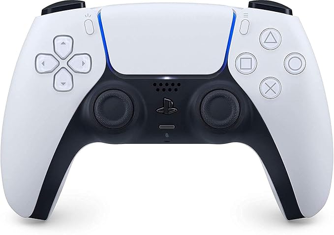 PS5 DualSense Wireless ControllerGaming AccessoriesDiscover a deeper, highly immersive gaming experience with the innovative new PS5 controller, featuring haptic feedback and dynamic trigger effects The DualSense wireless controller also includes a built-