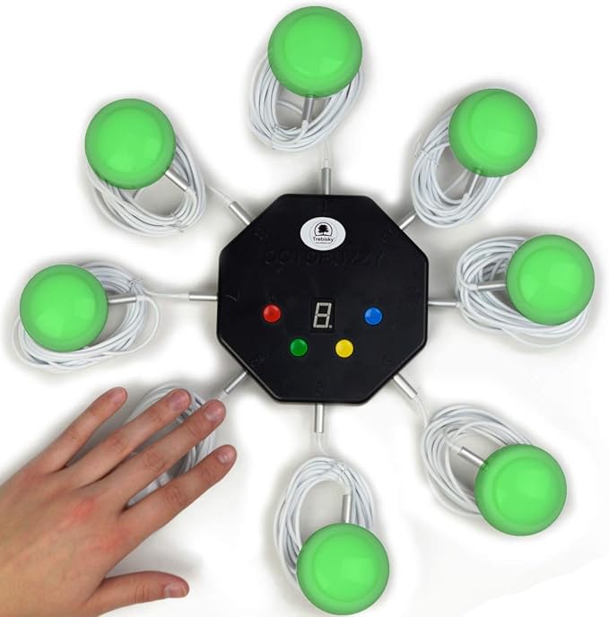 Trebisky quiz answer game buzzer system 8 player