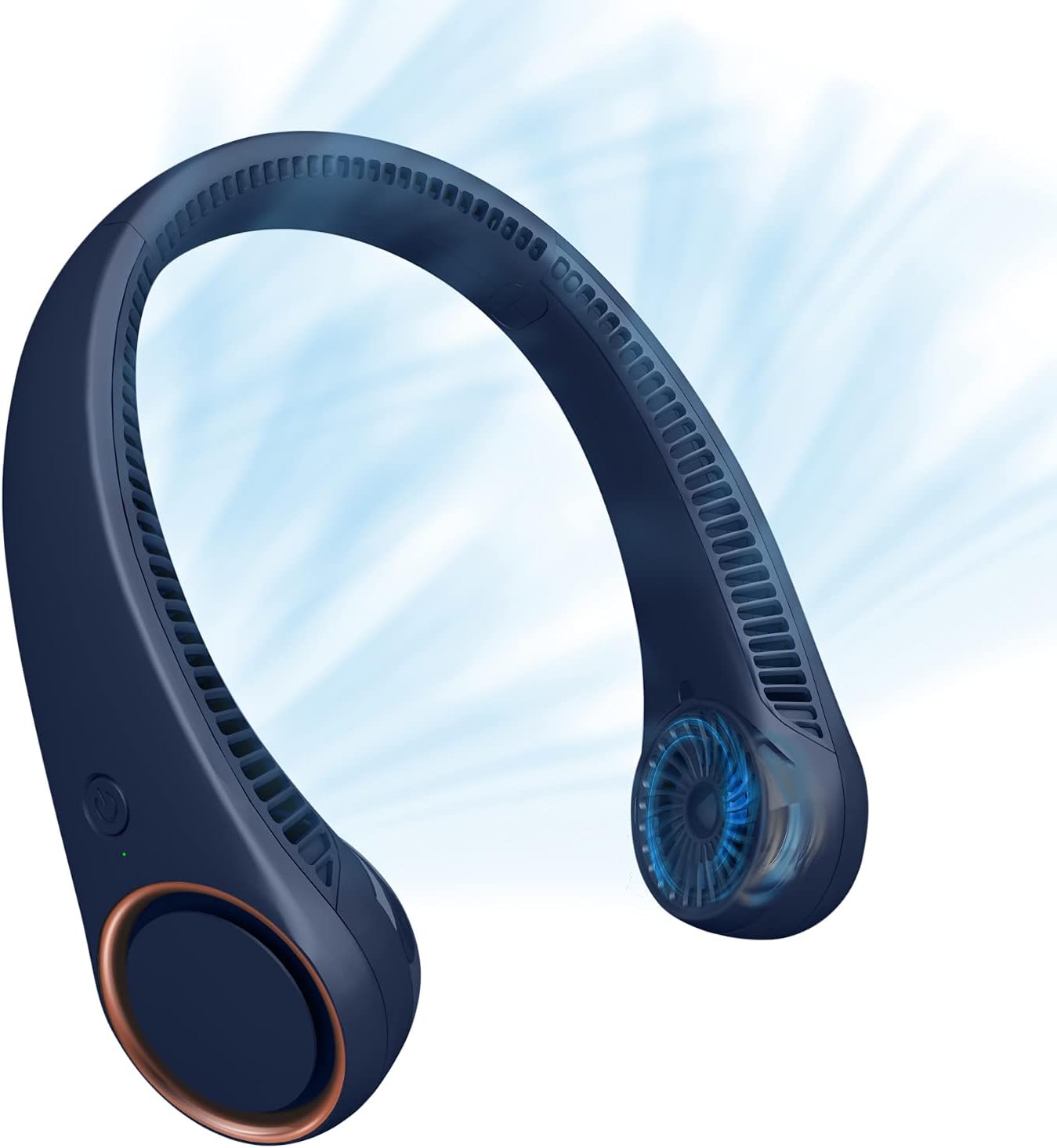 Portable Bladeless Neck Fan – Hands-Free, USB Rechargeable, 3 Speeds, 78 Air Outlets, Headphone Design – Ideal for Indoor & Outdoor UseHome EnvironmentCompared with traditional neck fans, the upgraded neck fan you do not have to worry about hair being rol