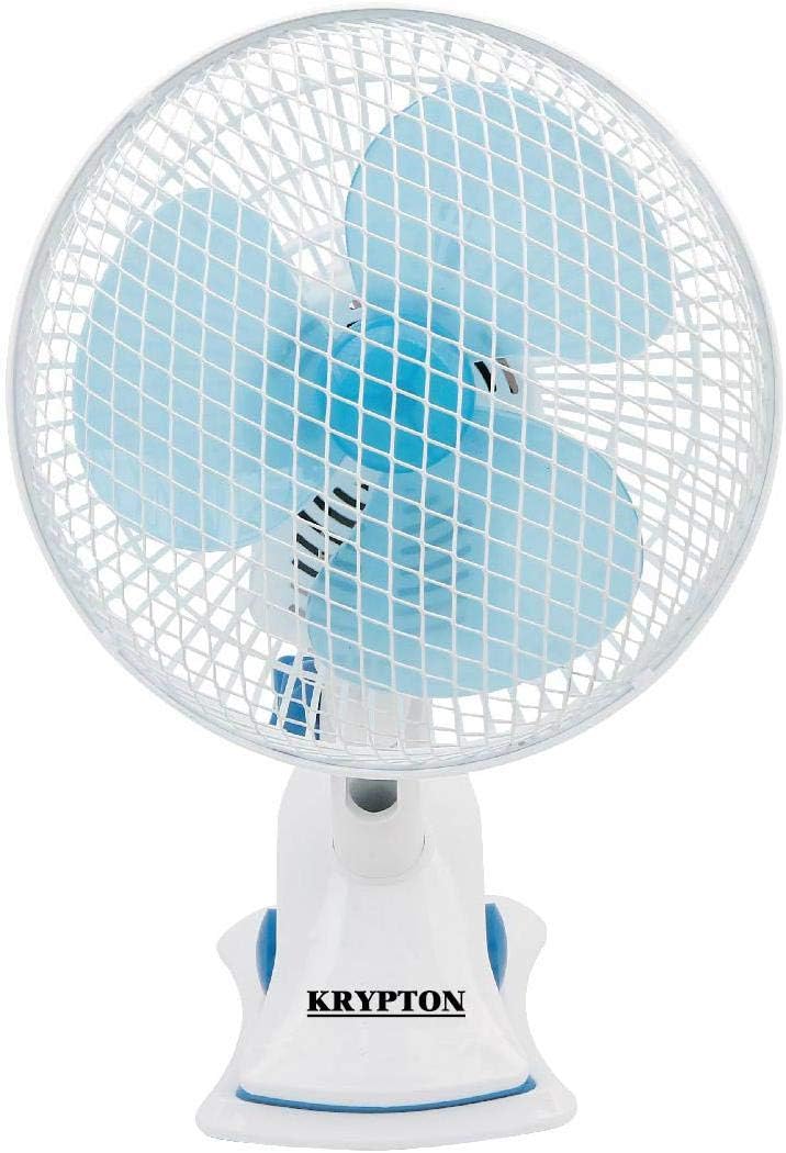 Krypton Table Fan KNF6116 - White/Blue