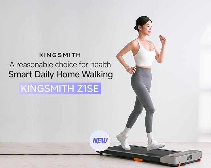 WalkingPad Z1SE Under-Desk Treadmill – 2.25HP, 120kg, Remote Control, LED Display, No Installation