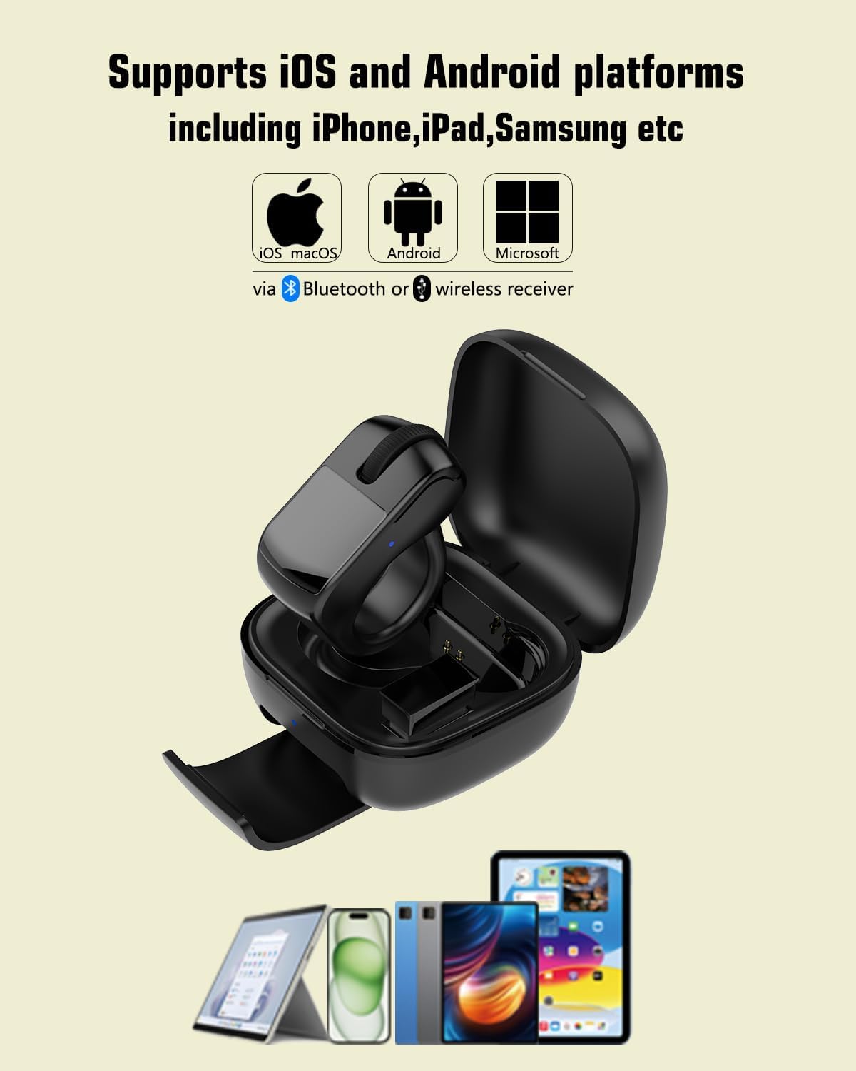 Remote Scrolling Ring Bluetooth Air Mouse – Black
