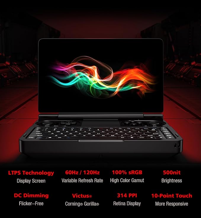 GPD Win Mini 2025 Handheld Gaming PC – Ryzen 7 8840U, 16GB, 1TB, 7" 120Hz, QWERTY, Win 11