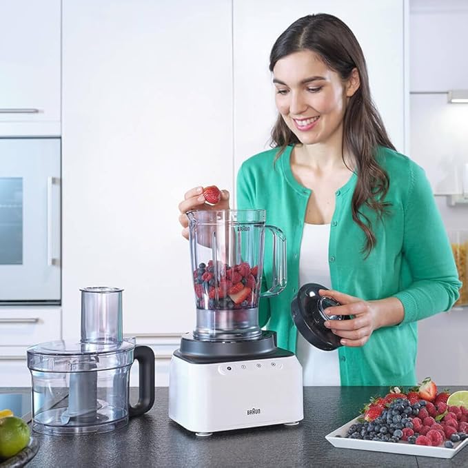 Braun FP 3131 food processor with 2-speed and pulse function
