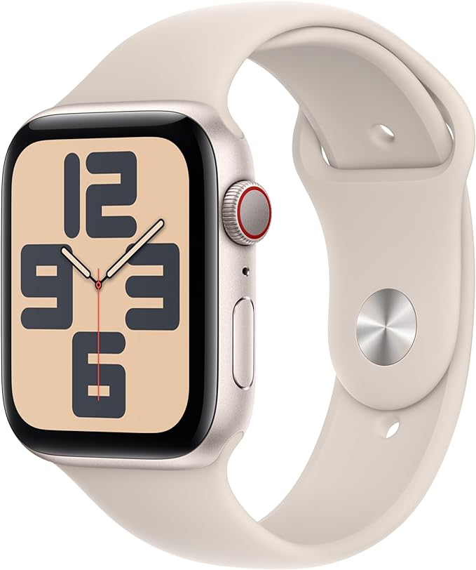 Apple Watch SE Starlight Aluminum Case with Starlight Sport BandWearablesA great deal to love. Powerful sensors for insights about your health and fitness. Innovative safety features. Convenient ways to stay connected. A faster dual-core processor for add
