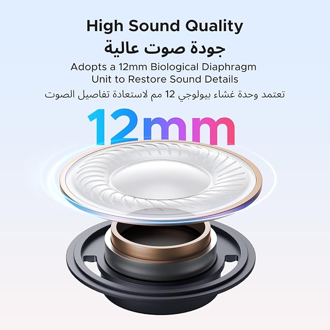 UGREEN ClipBuds Magic Open-Ear Earbuds – Smart Touchscreen, Custom Wallpaper, Bluetooth Camera Remote, 30H, IPX5, Android/Samsung S26