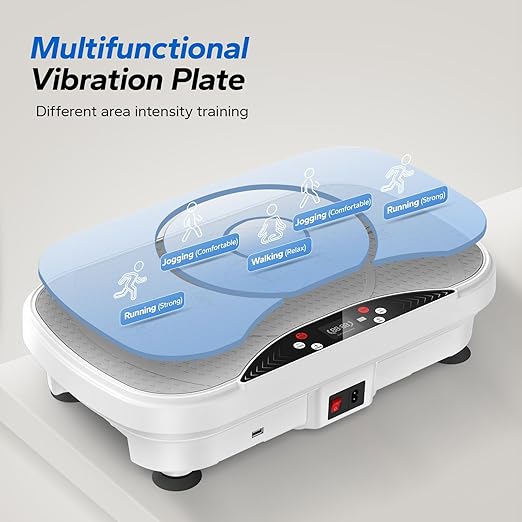 MERACH Vibration Plate Exercise Machine – Full Body Workout & Lymphatic Drainage 