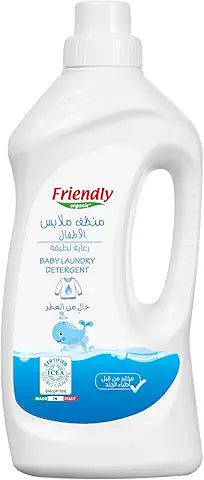 Friendly Organic 1000ml Fragrance Free Baby Laundry Detergent, White