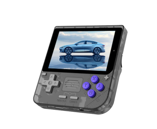 POWKIDDY V10 Handheld Game Console 64GBConsoles3.5" IPS Full Lamination Screen: Enjoy vibrant visuals with a 480x320 resolution, perfect for retro gaming . Powerful Performance: Equipped with a Quad-core Cortex-A35 1.5GHz CPU and Mali-G31 GPU for smooth g