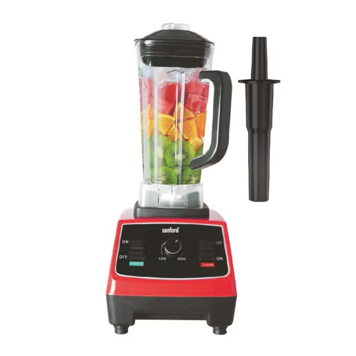 Sanford Mechanical Power Blender SF6848CBRBSKitchen AppliancesMulti Functional (Fruit, Vegetable Blending & - Crushing Ice) Unbreakable Jar | 2.0L Capacity. Variable Speed Operation. PTC Thermostat, Maximum 28000 RPM. 1600 Watts, 100% copper motor. SUS 30