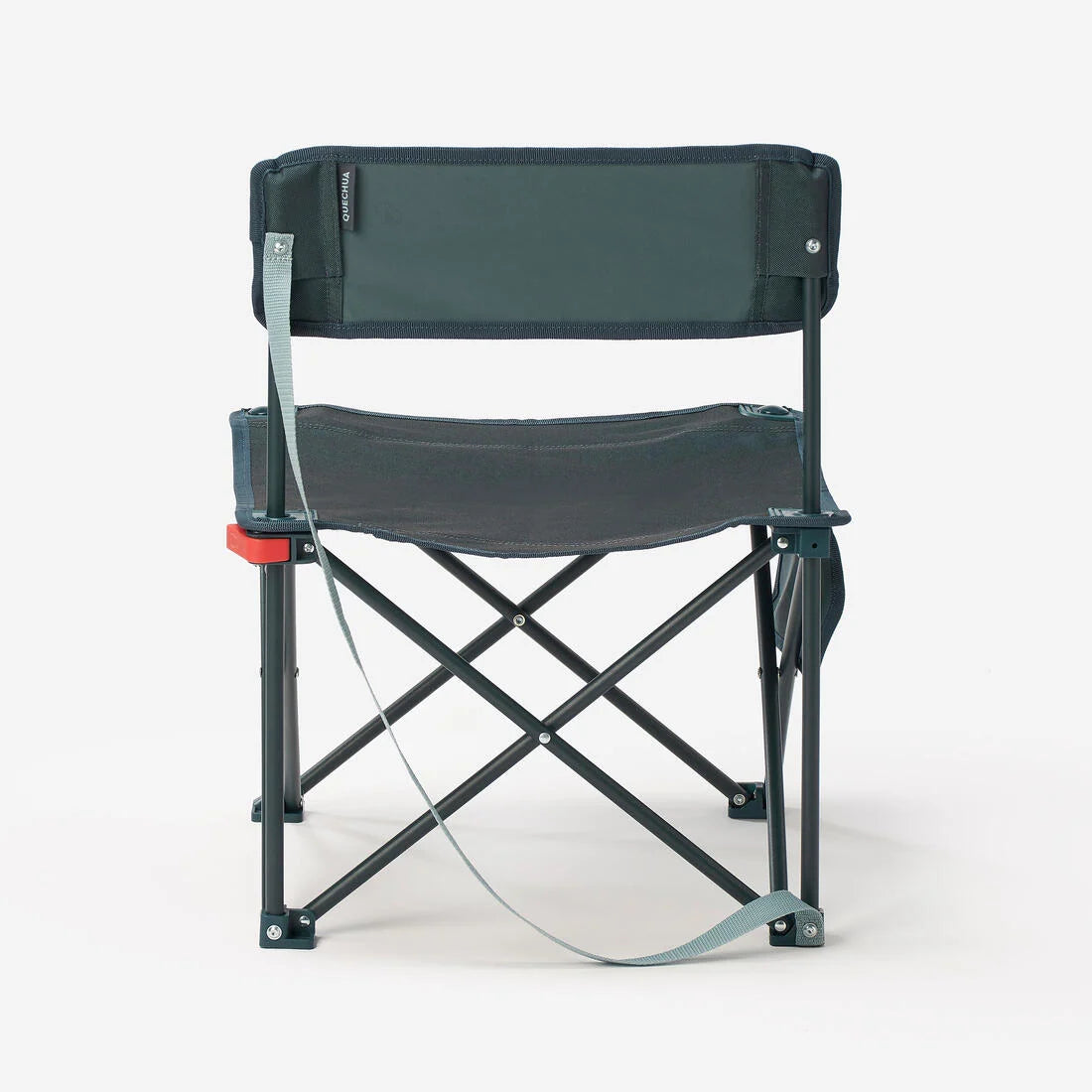 QUECHUA Low Camping Chair 100 – Compact Foldable Outdoor Chair with Carry Strap