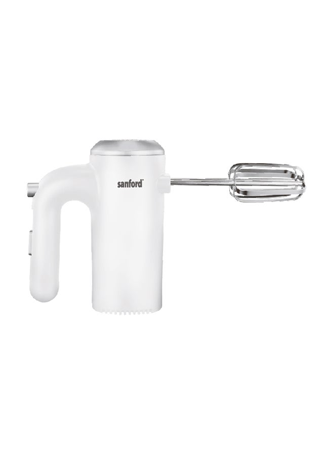 Sanford Hand Mixet 1L 200 W SF1336HM BSKitchen Appliances5 Speed Levels: The 5 speeds allow you to choose the speed that best suits the food you are preparing. Beater Eject Lever: The mixer features a convenient beater eject lever which allows for easy re