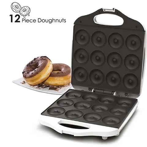 Sanford SF5776DM 12 Pc Doughnut Maker 1400 WattsKitchen Appliances12 pcs doughnut maker Non-stick baking plate. Thermostatically Controlled. Two Pilot Lights, Cool Touch Body. Skid-Resistant Feet. Easy To Use and Clean. 1400 Watts.