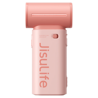 JISULIFE Life 9 Handheld Fan – 3600mAh, 10m/s Turbo, 40000 RPM, 5-Speed, Pocket-Size, 12H Battery