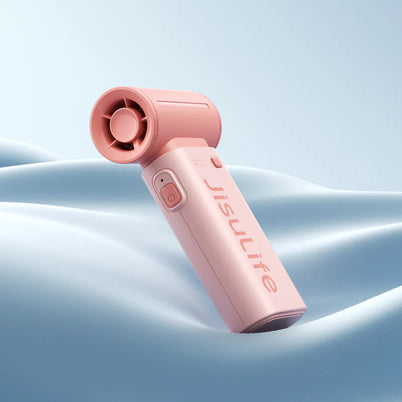 JISULIFE Life 9 Handheld Fan – 3600mAh, 10m/s Turbo, 40000 RPM, 5-Speed, Pocket-Size, 12H Battery