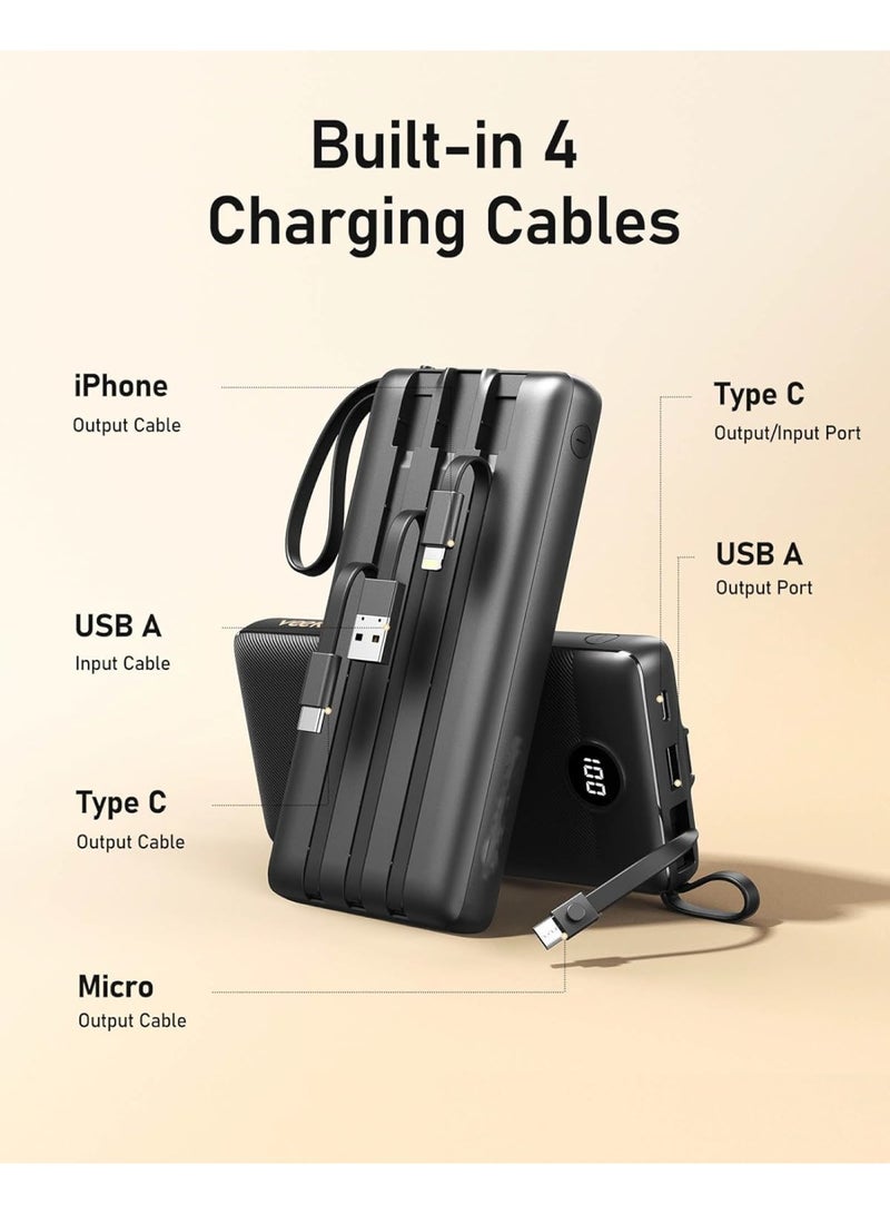 Slim VEGER USB-C power bank 4 output 2 input design