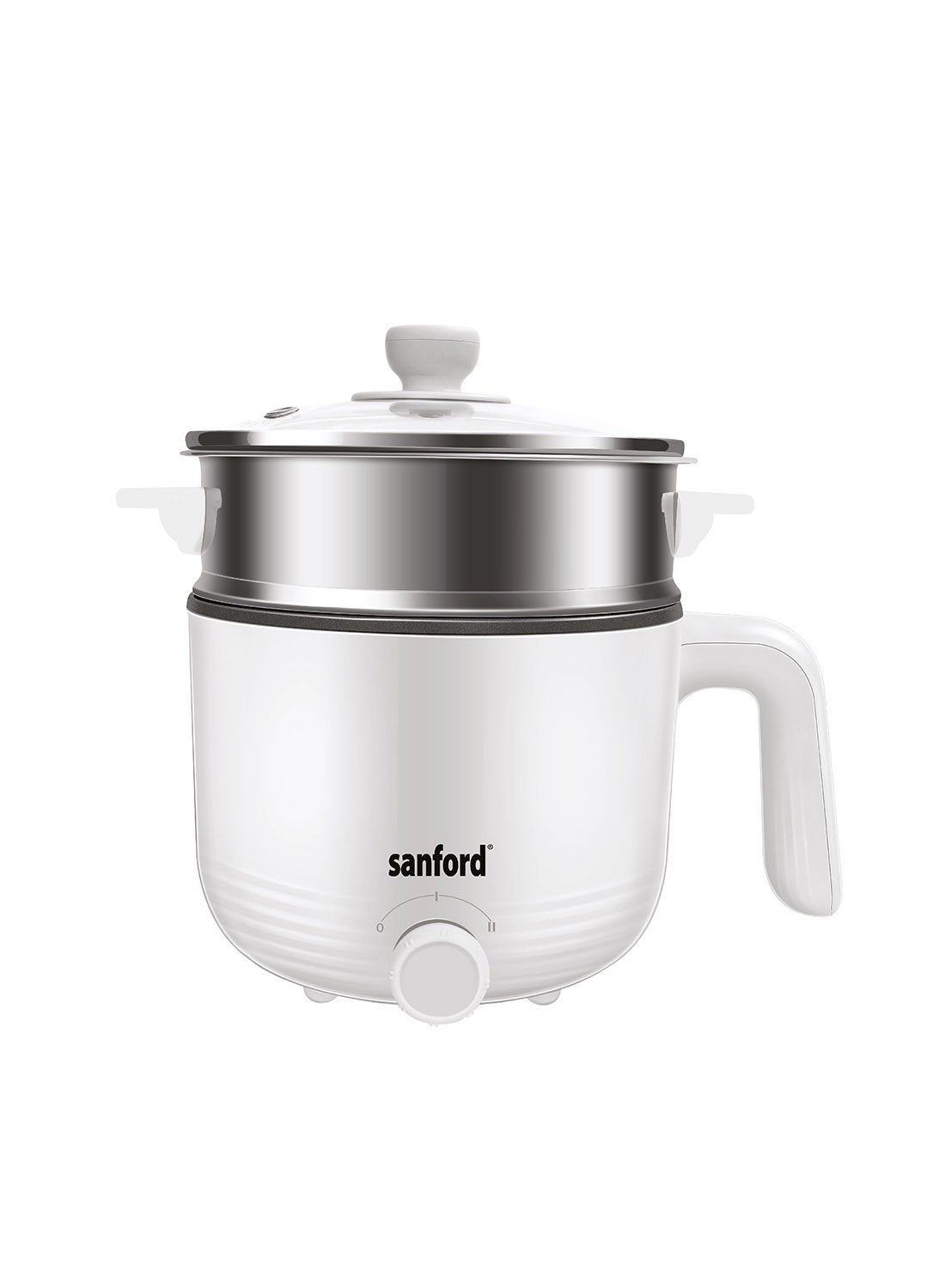 Sanford Electric Multi Cooker 1.2 L 600 W SF1158MC BSKitchen Storage1.2 Litre Electric Multi-Cooker. 4 in 1 Multipurpose Cooking : Steam | Fry | Grill | Stew. Non-Stick Stainless Steel Inner Pot. #304 Stainless Steel Steamer. Dual Heat Settings, Cool Touc