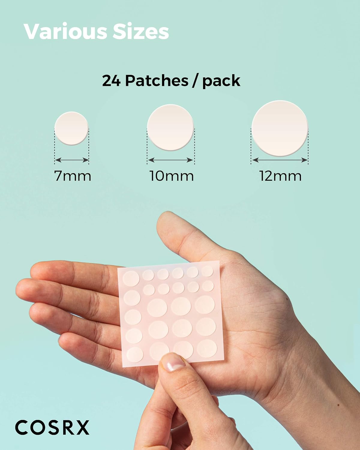 COSRX Acne Pimple PatchPersonal CareCOSRX Acne Pimple Patch – Invisible, Effective Blemish Care The COSRX Acne Pimple Patch is your go-to solution for treating pimples quickly and hygienically. Made with hydrocolloid material, each patch protects blemishe