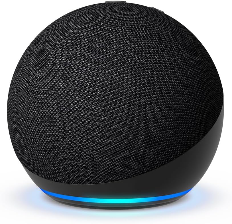 Amazon Echo Dot 5th Gen (2022), Stream Music, Podcasts & More, Alexa Digital Assistant Built-In, BT / Matter & Wi-Fi Connectivity, Mic Off Button, Multilayered Privacy Features, CharcoalAudio & VideoIntroducing the Amazon Echo Dot 5th Gen (2022) - the ult