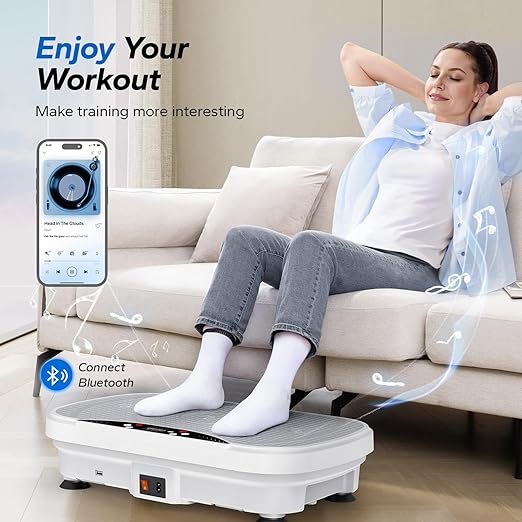 Home vibration plate for fitness
