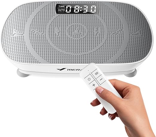 MERACH Curved Vibration Plate Exercise Machine 