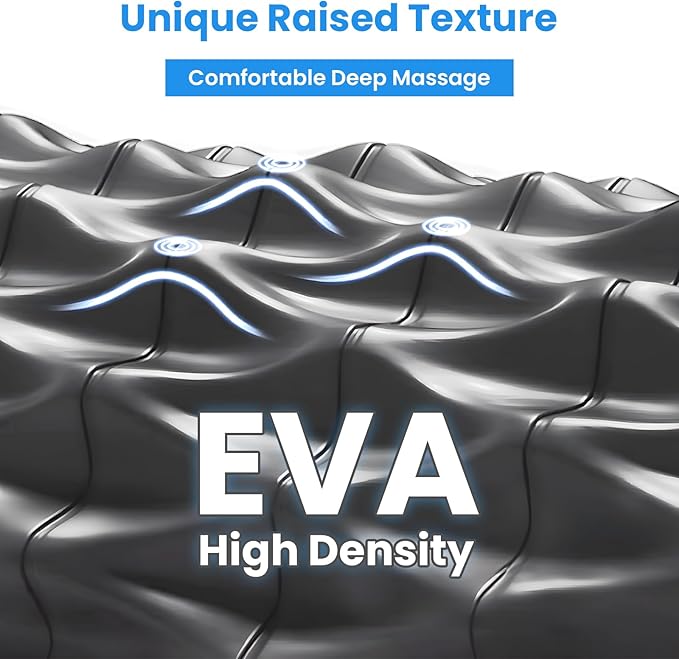 EVA Foam Roller 45×13cm – High-Density, Deep Tissue Myofascial Release, Yoga Pilates Gym Recovery