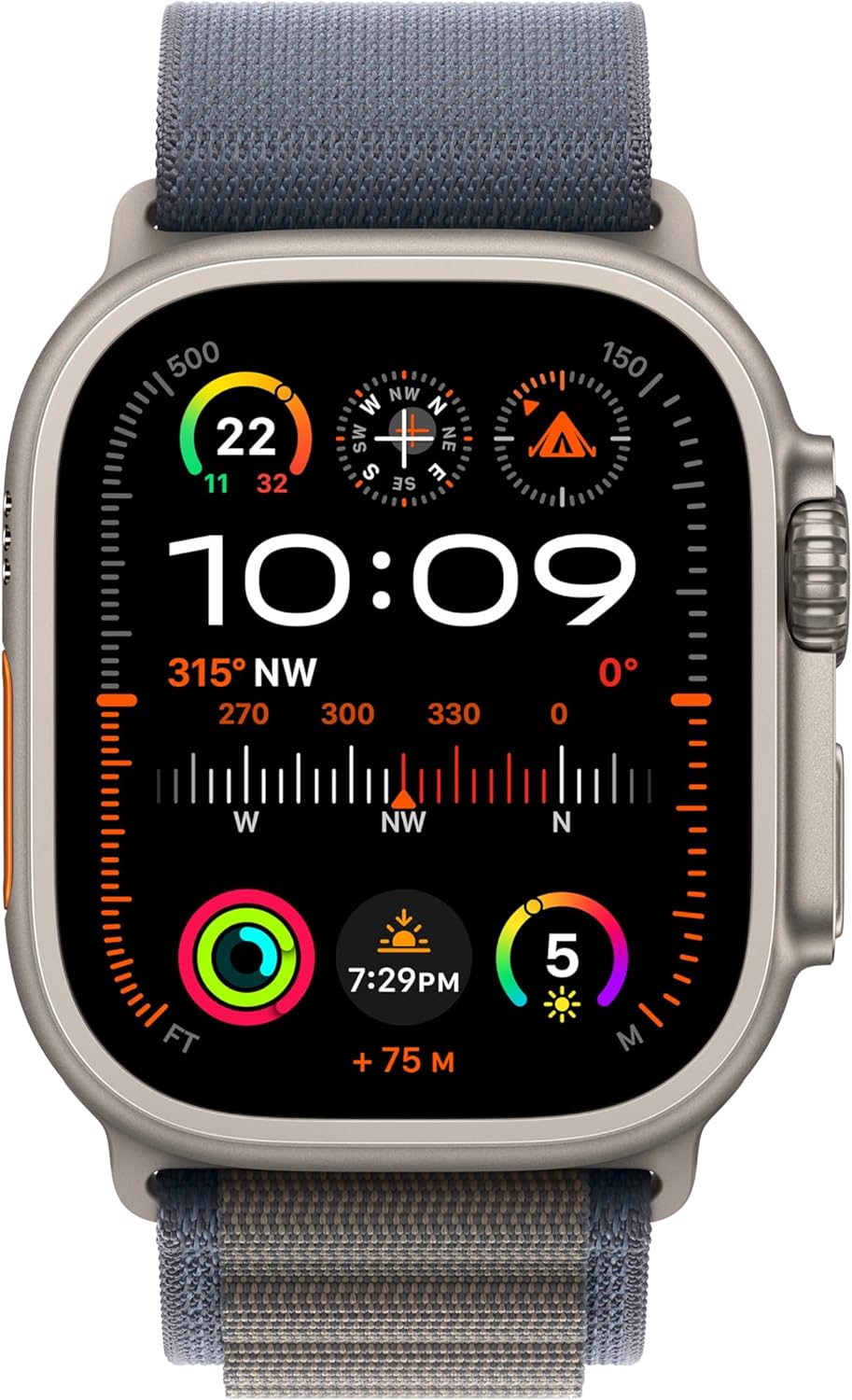 Apple Watch Ultra 2 GPS + Cellular 49mm Titanium Case with Alpine Loop