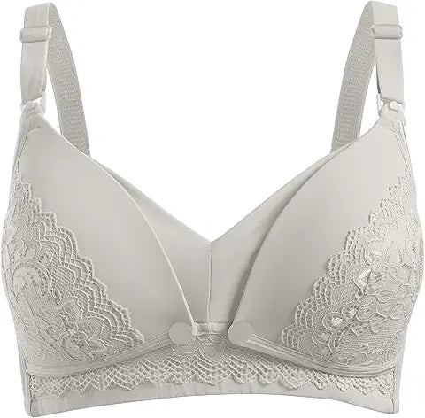 Okus - Full Cup Maternity & Nursing Bra Light Grey XL