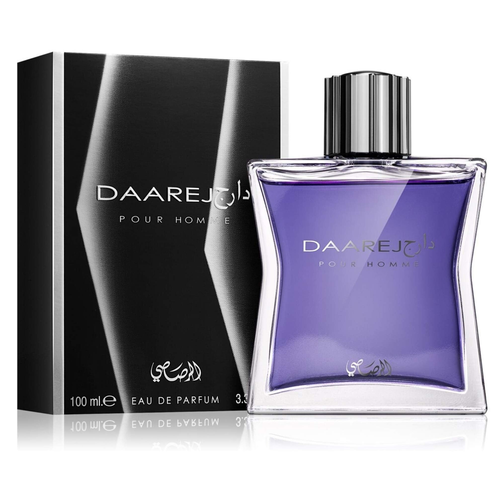Rasasi Daarej Perfume for Men EDP 100mlPerfumes & FragrancesDareej is a flirty and romantic concoction that opens on strong spicy notes and accentuated with floral and amber highlights. Bergamot, Orange, Peach Muguet, Tuberose, Orchid, Heliotrope Patchoul