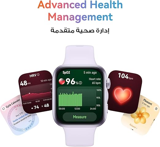 HUAWEI Watch Fit 5 – 1.82" AMOLED 2500 Nit, 27g, GPS, 10-Day Battery, ECG, SpO2, iOS & Android