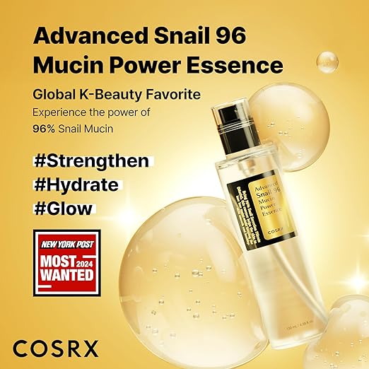 COSRX Advanced Snail 96 facial essence for glowing and smooth skin
