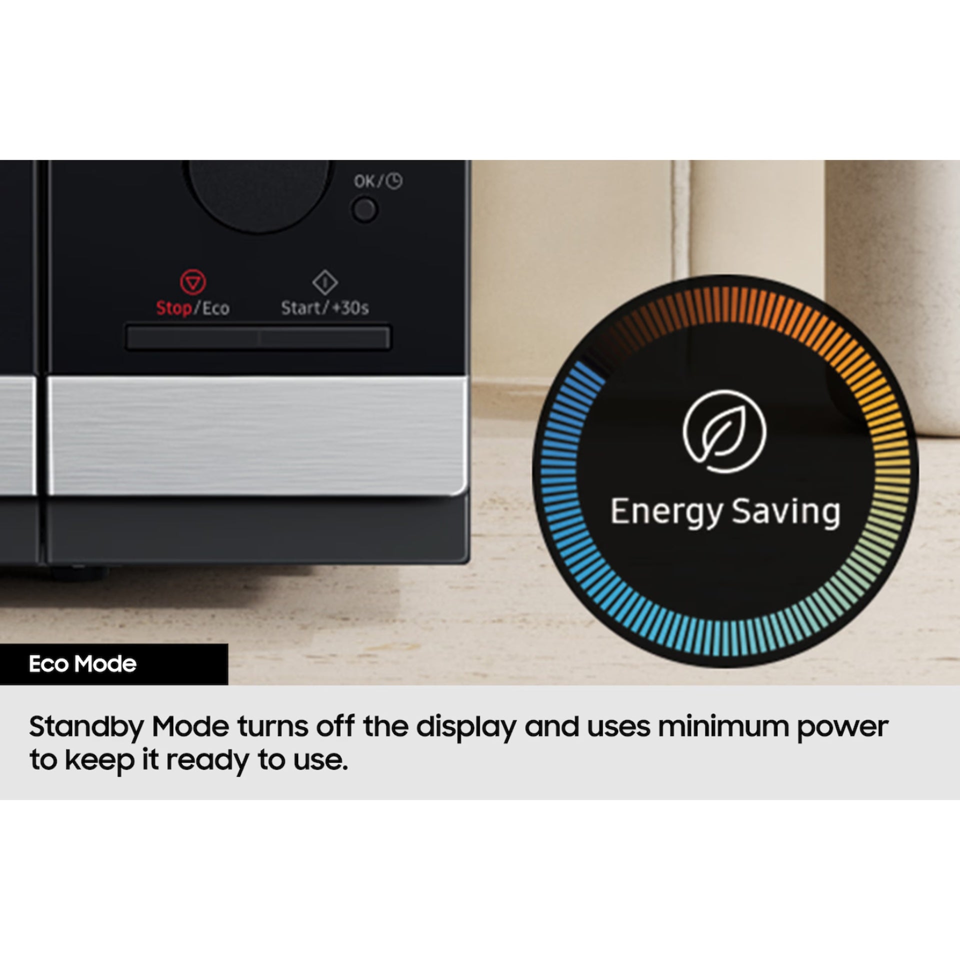 Samsung 32L Solo Microwave Oven 1500W – Black, Ceramic Enamel Interior, Auto Cook & Power Defrost (MS32DG4504)