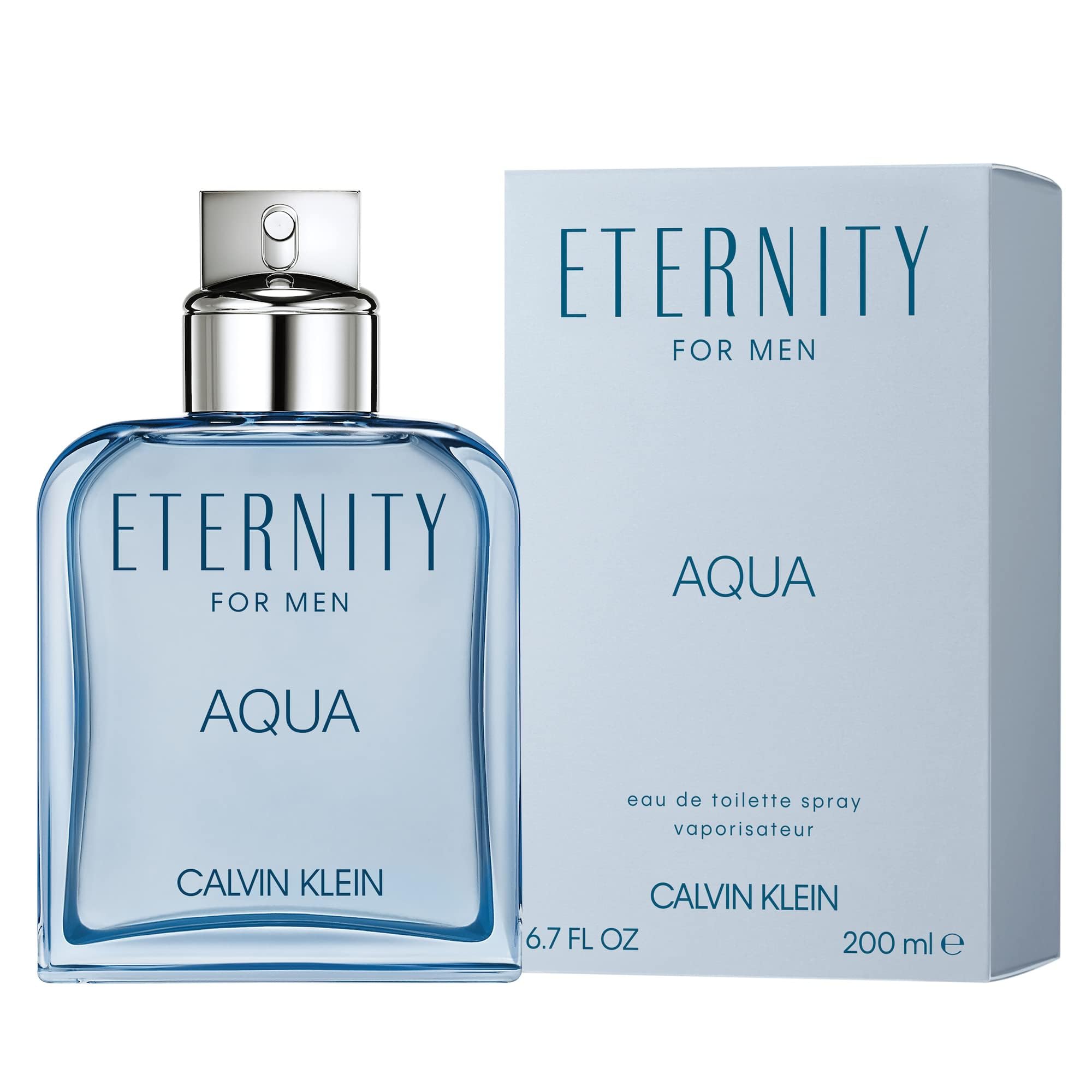 Calvin Klein Eternity Aqua For Men Eau De Toilette 200mlPerfumes & FragrancesTop notes are Cucumber, Citruses, Green Notes and Lotus Middle notes are Plum, Lavender, Sichuan Pepper and Virginia Cedar Base notes are Musk, Sandalwood, Patchouli and Guaiac W