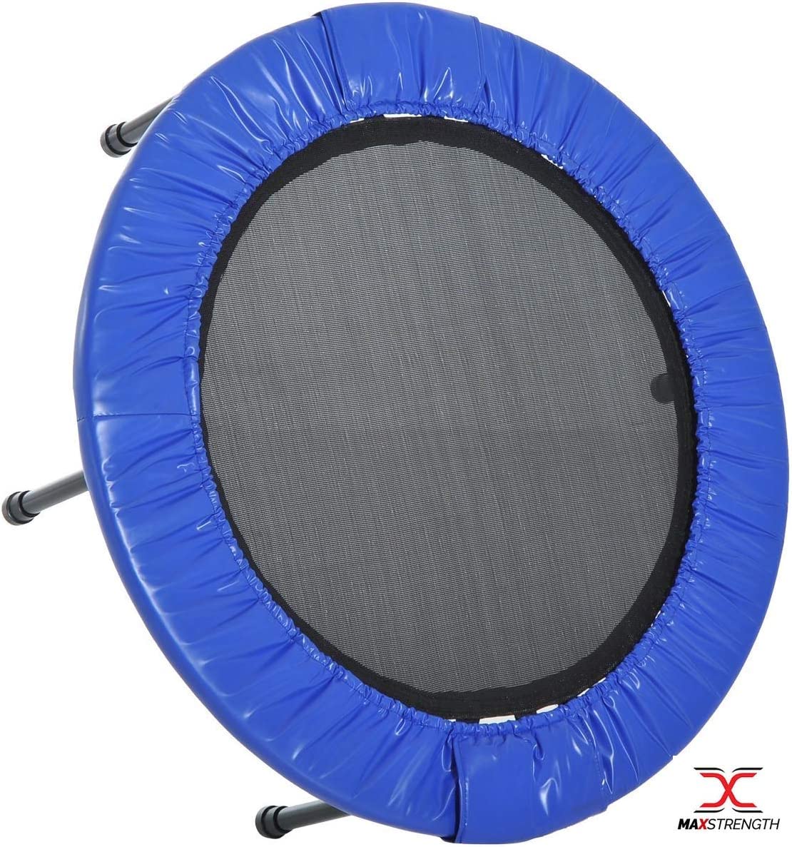 Max Strength ®- 40" Mini Trampoline Set Active Kids Children Junior Fitness ExerciseToys & GamesSimple Assembly- you can assemble it easily even if you don’t have great DIY skills. assembles in less than 5 minutes - simply screw the legs onto base and the