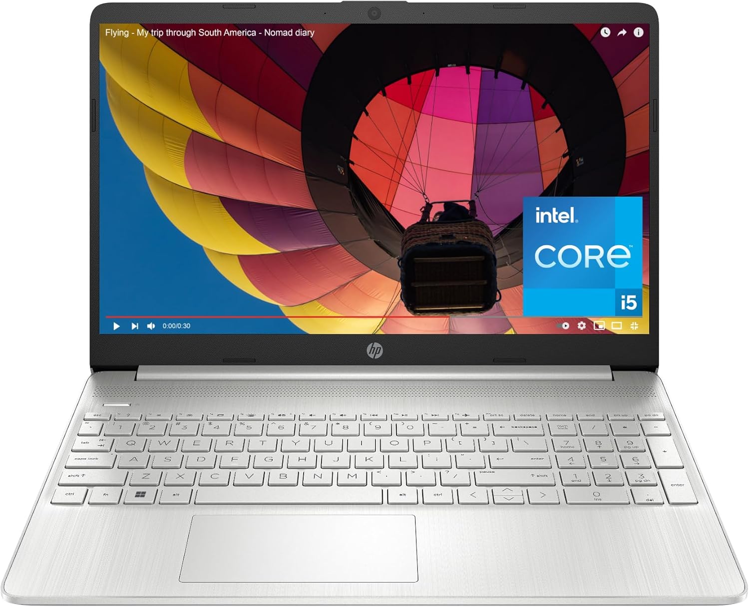 HP 15.6 inch Laptop, FHD Display, 12th Gen Intel Core i5, 16GB RAM, 512GB SSD, Intel Iris Xe Graphics, Windows 11 Home, 15-dy5399nr (2023)LaptopsThis HP laptop boasts a 15.6 inch FHD display, perfect for crisp and clear visuals. With a powerful 12th Gen I