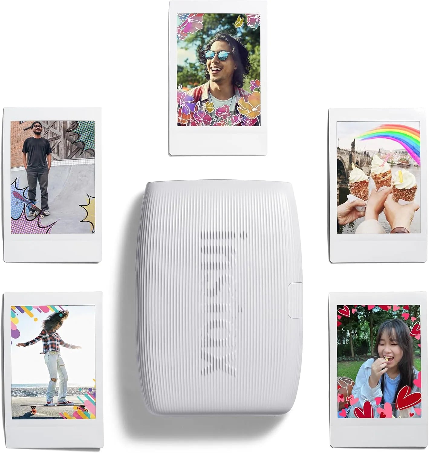 Fujifilm Instax Mini Link 3 Smartphone Printer - Clay WhitePrinters & Accessories📱 Smartphone Compatibility: Easily connect via Bluetooth to print photos directly from your iOS or Android device. 🖨️ Instant Photo Printing: Create high-quality Instax Min
