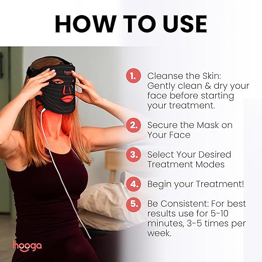 Hooga anti-aging facial LED mask