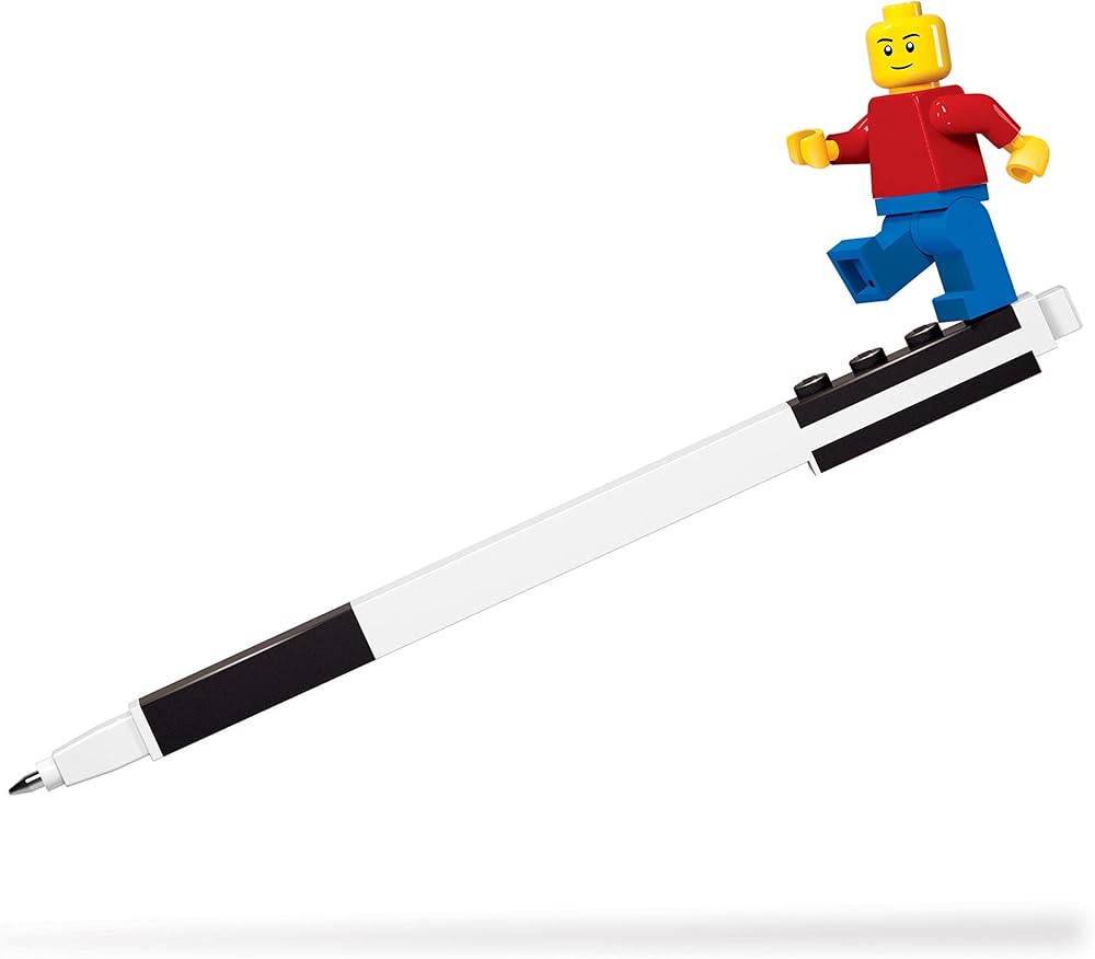LEGO IQ Pen Pal Gel Pen With Minifigure – Black