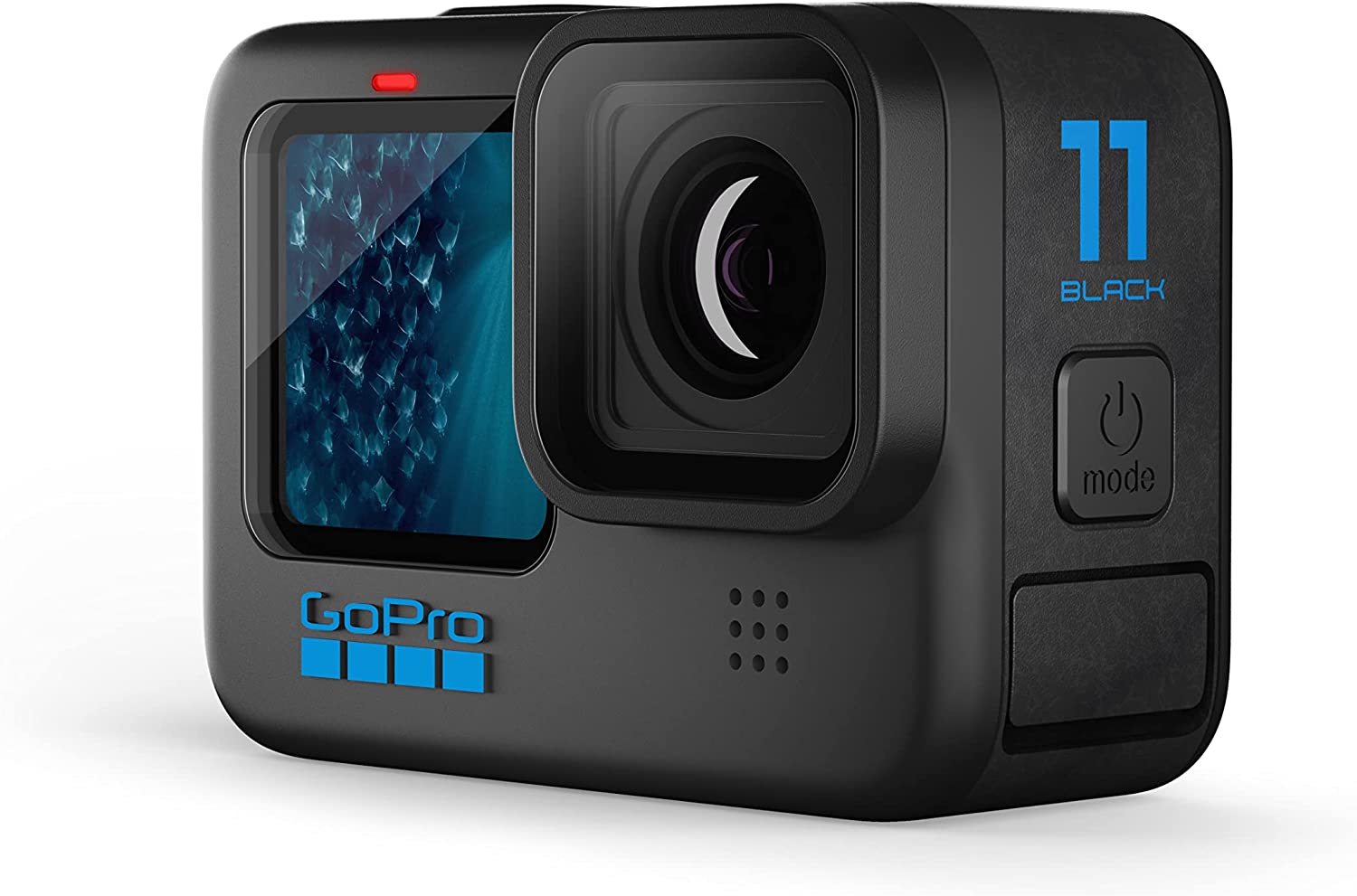 GoPro HERO11 Black Action CameraCamerasThe world’s most versatile camera goes to 11. Long-Lasting Enduro Battery IncludedGet dramatically improved camera performance in cold temperatures, while also extending recording times by up to 38% in moderate temps