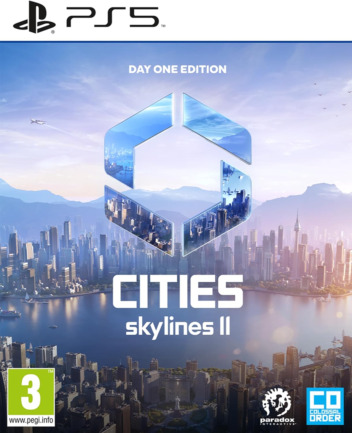 CITIES SKYLINES II Day One Edition - PS5Video GamesSet your City apart with 9 Unique Buildings based on famous landmarks from around the world. Included is also a map based on the geography of Tampere, Finland, home of Colossal Order.Building roads is mor