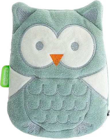 Babyjem - Cherry Seeds Filled Velvet Colic Pillow Owl Green  0 Months+