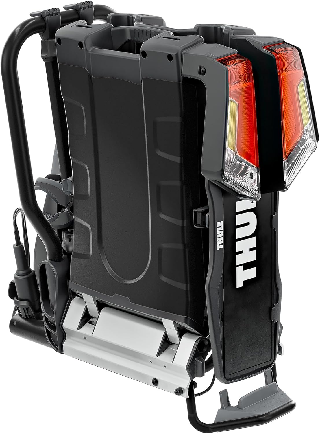 Thule EasyFold XT Bicycle Carrier – Tow Hitch Mount, Holds 2 Bikes, Foldable & Compact (Black) [Open Box, Never Used]AutomotiveFully foldable for convenient assembly, handling and storage Lock your bikes on the bike rack and the bike rack on the towing hi