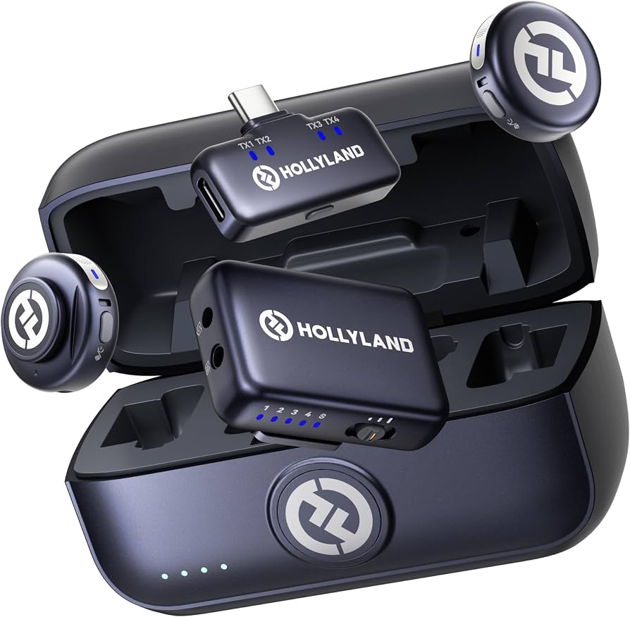 Hollyland LARK M3 Wireless Microphone 2TX + 4 USB-C RX