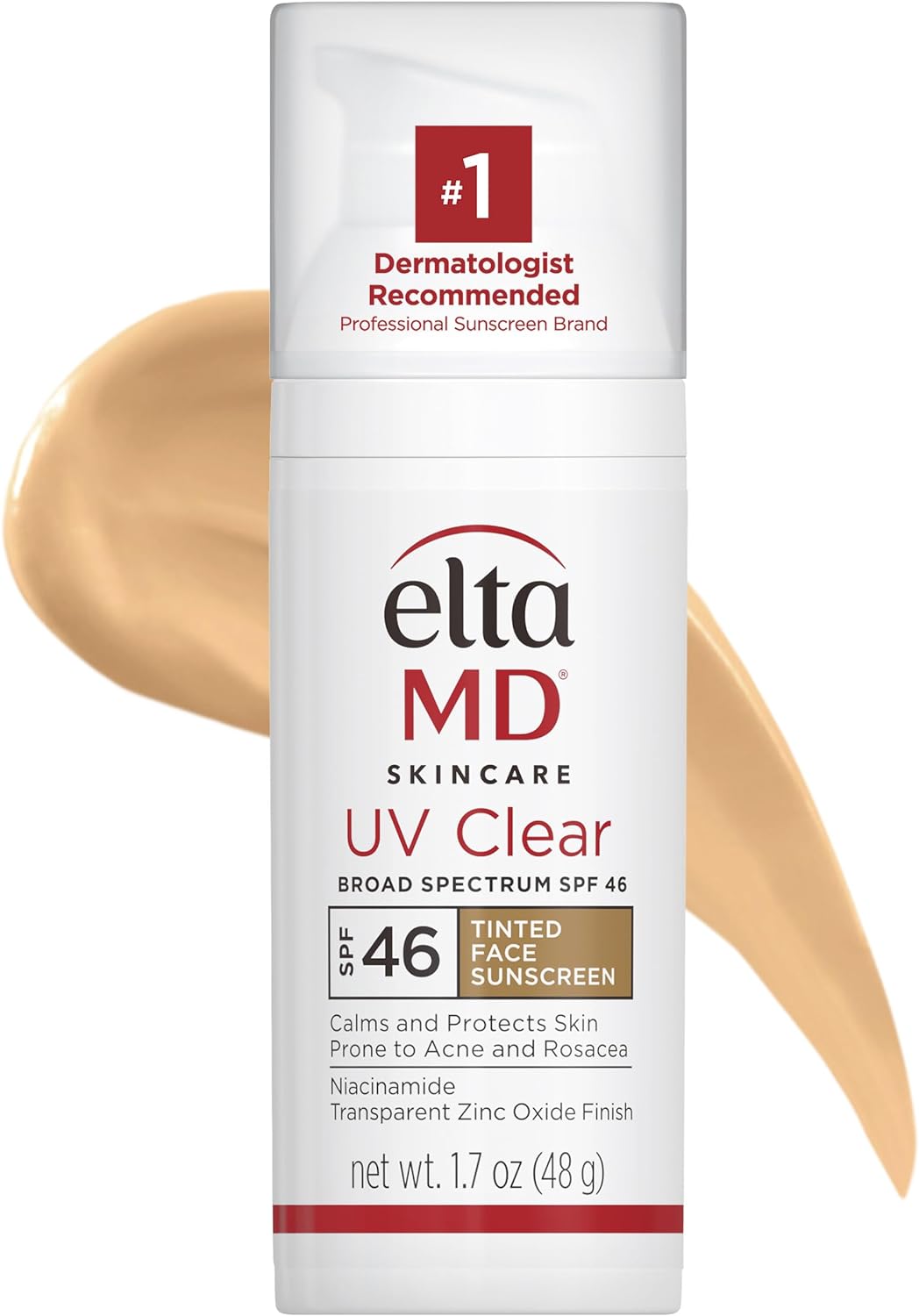 EltaMD UV Clear Facial Sunscreen SPF 46 - Tinted For Unisex 1.7 oz SunscreenPersonal CareDelivery within 7-10 business days EltaMD UV Clear Broad Spectrum SPF 46 is a lightweight sunscreen with a sheer tint to help even skin tone. Formulated with high-pur