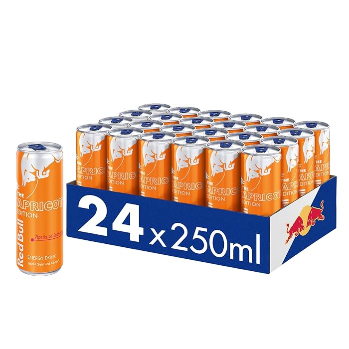 Red Bull Apricot Edition Energy Drink - Pack of 24 (250ml Cans) FREE EXPRESS SHIPPINGBeveragesRed Bull Amber Edition – Strawberry Apricot: A Burst of Energy & Flavor! Looking for a refreshing energy boost with a bold twist? Red Bull Amber Edition – Strawb