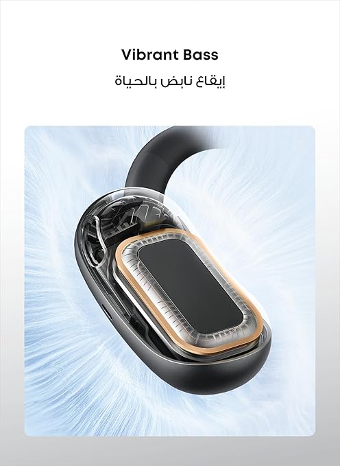 Soundcore AeroFit 2 by Anker – Open-Ear, 4-Level Adjustable Hook, 42H, LDAC, IP55, Real-Time Translation