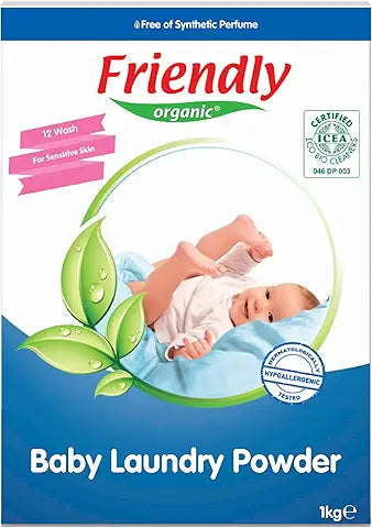 Friendly Organic 1000gm Baby Laundry Detergent Powder, White