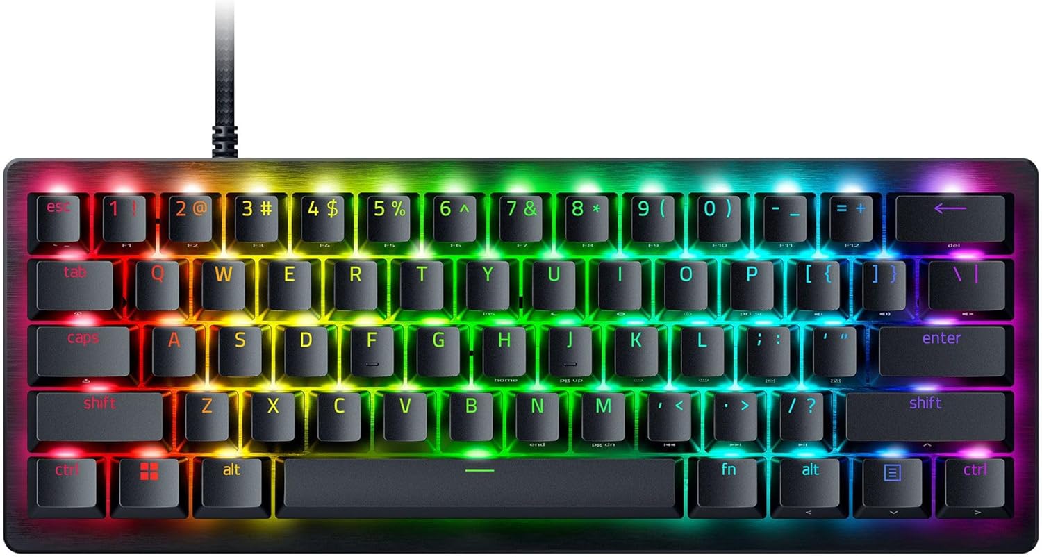 Razer Huntsman V3 Pro Mini 60% analog optical esports keyboard front view